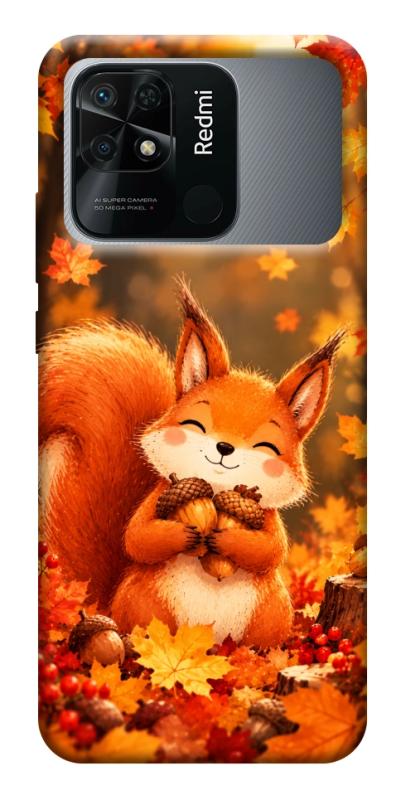Чехол itsPrint Осіннє білченя для Xiaomi Redmi 10C, животные, купить оптом с доставкой