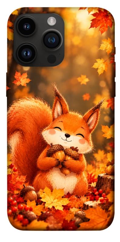 Чехол itsPrint Осіннє білченя для Apple iPhone 14 Pro Max (6.7"), животные, купить оптом с доставкой