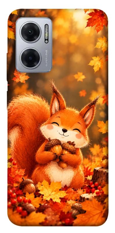 Чехол itsPrint Осіннє білченя для Xiaomi Redmi Note 11E, животные, купить оптом с доставкой