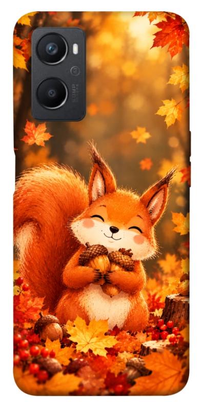 Чехол itsPrint Осіннє білченя для Oppo A96, животные, купить оптом с доставкой