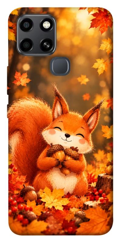 Чехол itsPrint Осіннє білченя для Infinix Smart 6, животные, купить оптом с доставкой