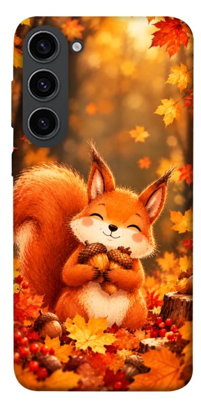 Чехол itsPrint Осіннє білченя для Samsung Galaxy S23, животные, купить оптом с доставкой