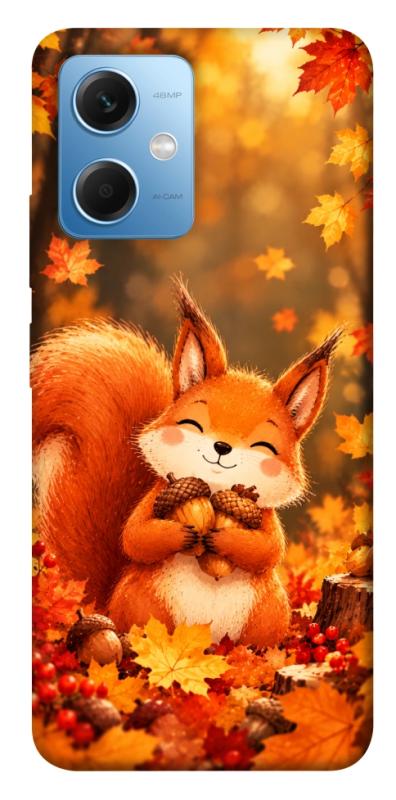 Чехол itsPrint Осіннє білченя для Xiaomi Redmi Note 12 5G, животные, купить оптом с доставкой