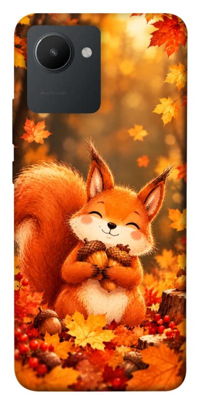 Чехол itsPrint Осіннє білченя для Realme C30, животные, купить оптом с доставкой