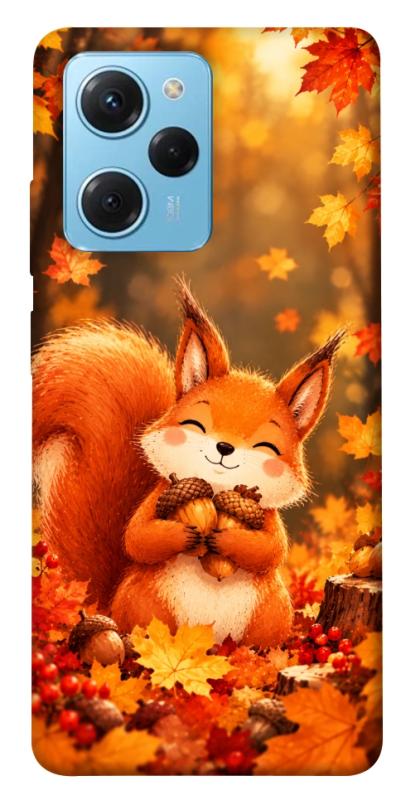 Чохол itsPrint Осіннє білченя для Xiaomi Poco X5 Pro 5G, тварини, купити оптом з доставкою