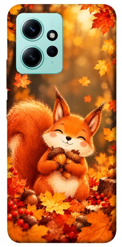 Чехол itsPrint Осіннє білченя для Xiaomi Redmi Note 12 4G, животные, купить оптом с доставкой