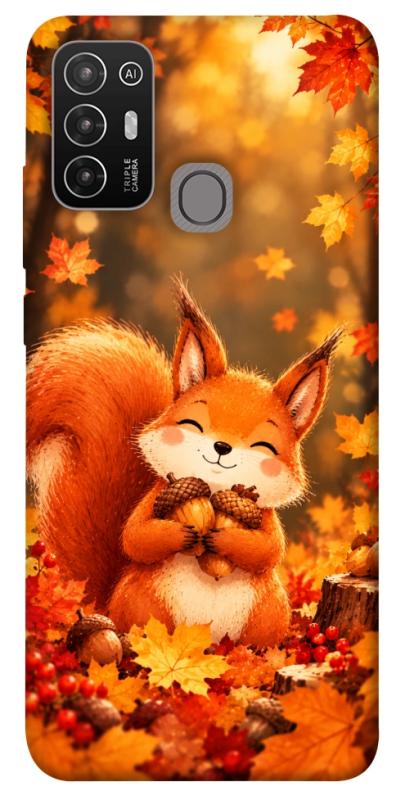 Чехол itsPrint Осіннє білченя для ZTE Blade A52, животные, купить оптом с доставкой