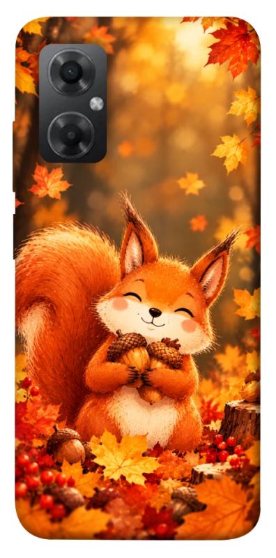 Чехол itsPrint Осіннє білченя для Xiaomi Redmi Note 11R, животные, купить оптом с доставкой