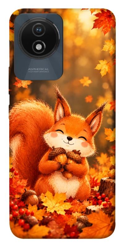 Чохол itsPrint Осіннє білченя для Vivo Y02, тварини, купити оптом з доставкою