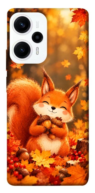 Чохол itsPrint Осіннє білченя для Xiaomi Poco F5 / Note 12 Turbo, тварини, купити оптом з доставкою