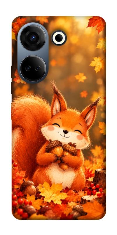 Чехол itsPrint Осіннє білченя для TECNO Camon 20 Pro (CK7n), животные, купить оптом с доставкой