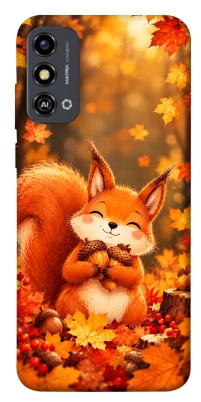 Чехол itsPrint Осіннє білченя для ZTE Blade A53, животные, купить оптом с доставкой