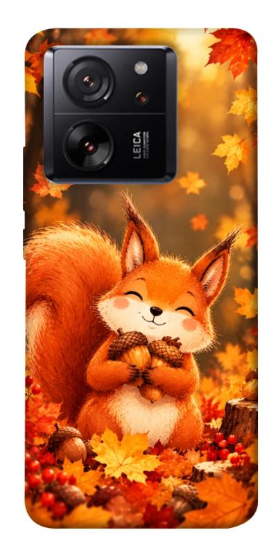 Чохол itsPrint Осіннє білченя для Xiaomi 13T, тварини, купити оптом з доставкою