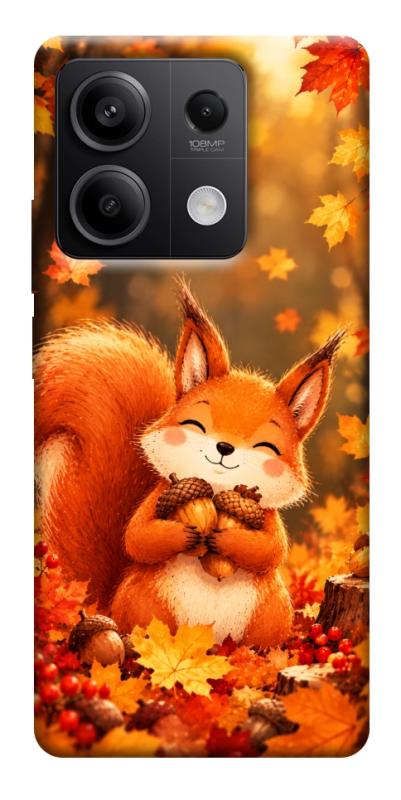 Чехол itsPrint Осіннє білченя для Xiaomi Redmi Note 13 5G, животные, купить оптом с доставкой