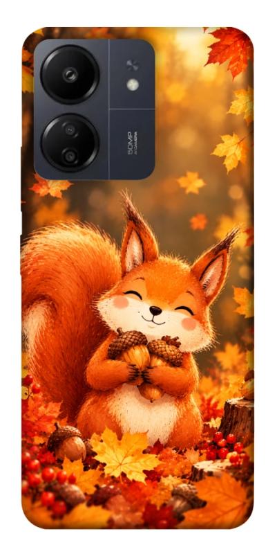Чохол itsPrint Осіннє білченя для Xiaomi Redmi 13C, тварини, купити оптом з доставкою