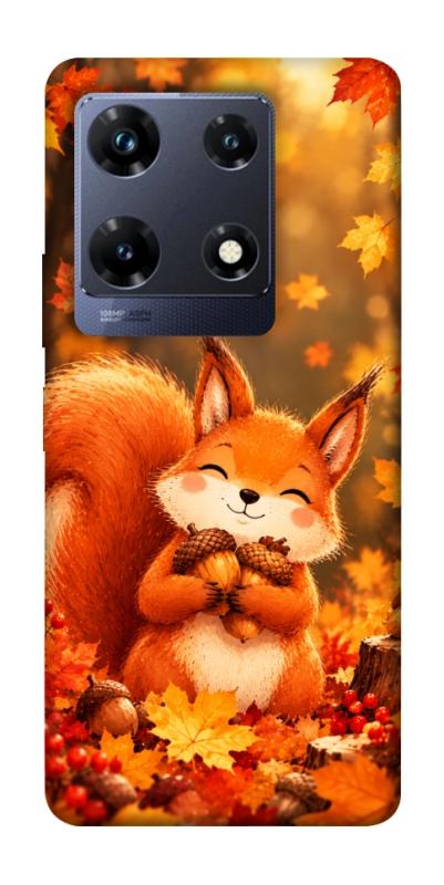 Чехол itsPrint Осіннє білченя для Infinix Note 30 Pro, животные, купить оптом с доставкой