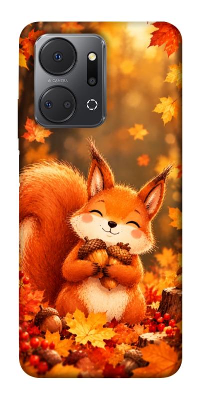 Чехол itsPrint Осіннє білченя для Huawei Honor X7a, животные, купить оптом с доставкой