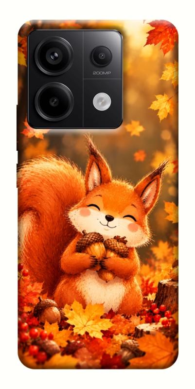 Чехол itsPrint Осіннє білченя для Xiaomi Redmi Note 13 Pro 4G, животные, купить оптом с доставкой
