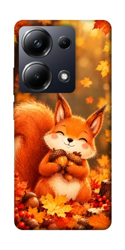 Чохол itsPrint Осіннє білченя для Xiaomi Redmi Note 13 Pro 4G, тварини, купити оптом з доставкою