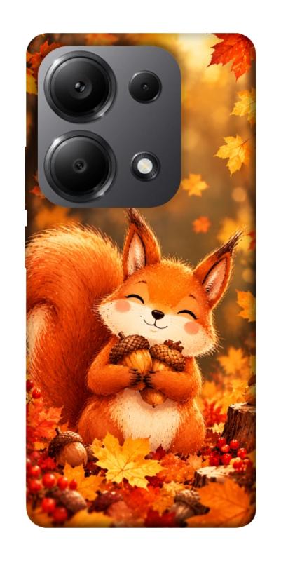 Чохол itsPrint Осіннє білченя для Xiaomi Poco X6, тварини, купити оптом з доставкою