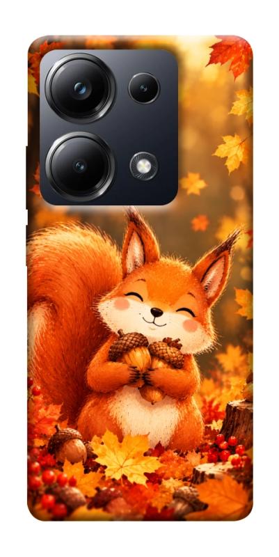 Чехол itsPrint Осіннє білченя для Xiaomi Redmi 13 4G / Poco M6 4G, животные, купить оптом с доставкой