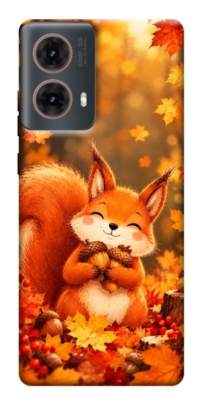 Чехол itsPrint Осіннє білченя для Motorola Moto G85, животные, купить оптом с доставкой