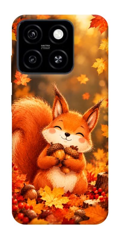 Чехол itsPrint Осіннє білченя для ZTE Blade A55 4G, животные, купить оптом с доставкой
