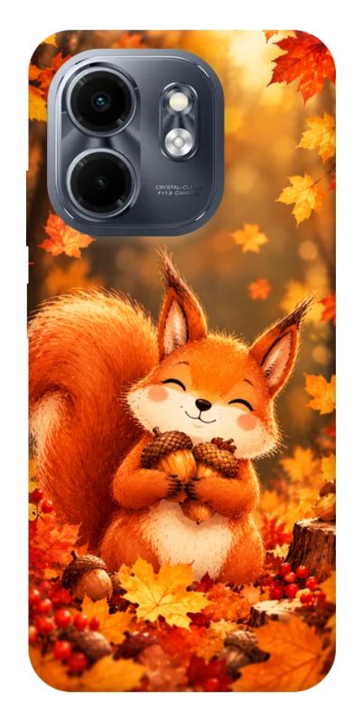 Чехол itsPrint Осіннє білченя для Infinix Smart 9 4G / Hot 50i, животные, купить оптом с доставкой