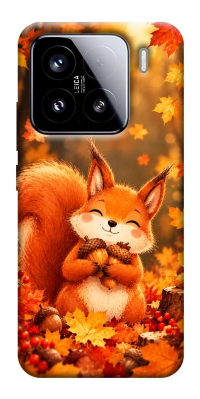 Чехол itsPrint Осіннє білченя для Xiaomi 15, животные, купить оптом с доставкой