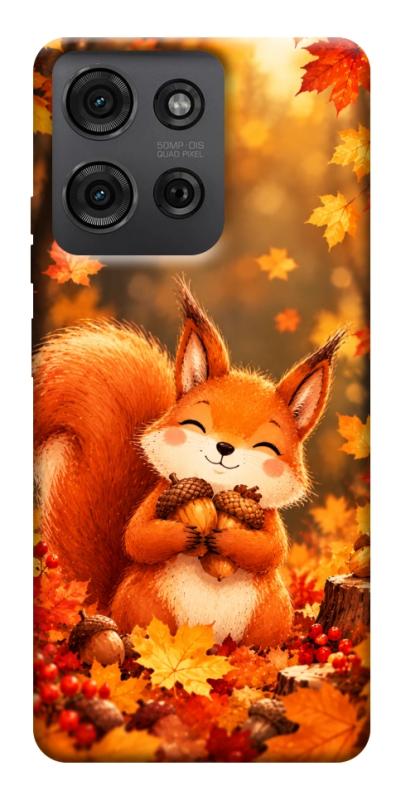 Чохол itsPrint Осіннє білченя для Motorola Moto G75 5G, тварини, купити оптом з доставкою