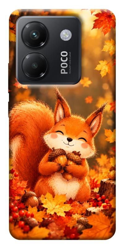 Чохол itsPrint Осіннє білченя для Xiaomi Poco M7 Pro 5G, тварини, купити оптом з доставкою