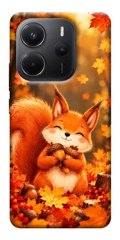 Чохол itsPrint Осіннє білченя для Xiaomi Redmi Note 14 4G (Europe version), тварини, купити оптом з доставкою