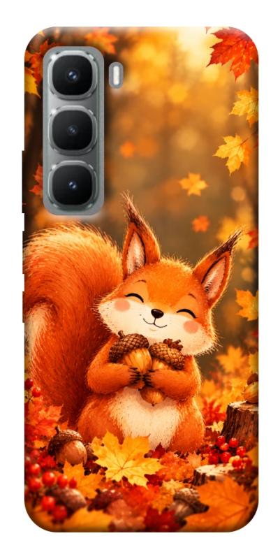 Чехол itsPrint Осіннє білченя для Infinix Hot 60 Pro+, животные, купить оптом с доставкой