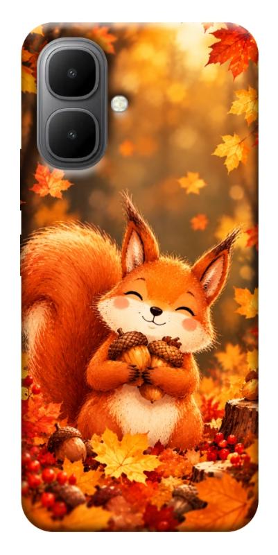Чехол itsPrint Осіннє білченя для Infinix Smart 10, животные, купить оптом с доставкой