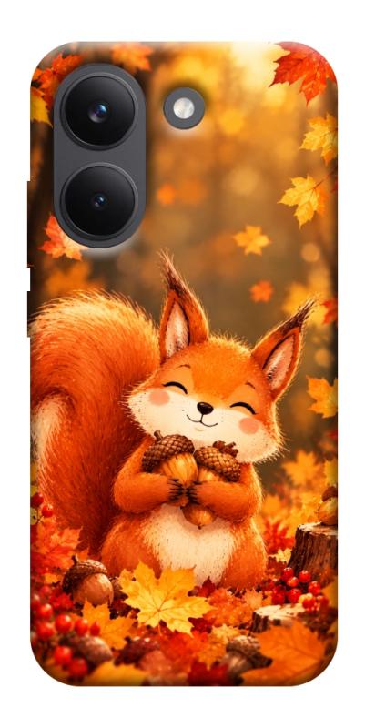 Чехол itsPrint Осіннє білченя для Xiaomi Poco X8 Pro, животные, купить оптом с доставкой