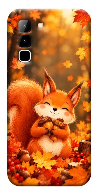 Чехол itsPrint Осіннє білченя для Infinix Hot 70, животные, купить оптом с доставкой