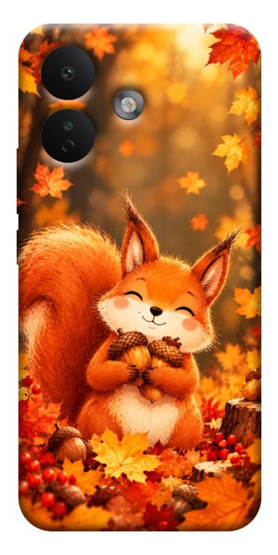 Чехол itsPrint Осіннє білченя для Xiaomi Redmi Note 17 Pro, животные, купить оптом с доставкой