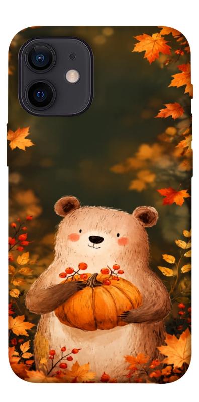 Чехол itsPrint Осінній ведмежа для Apple iPhone 12 mini (5.4"), животные, купить оптом с доставкой