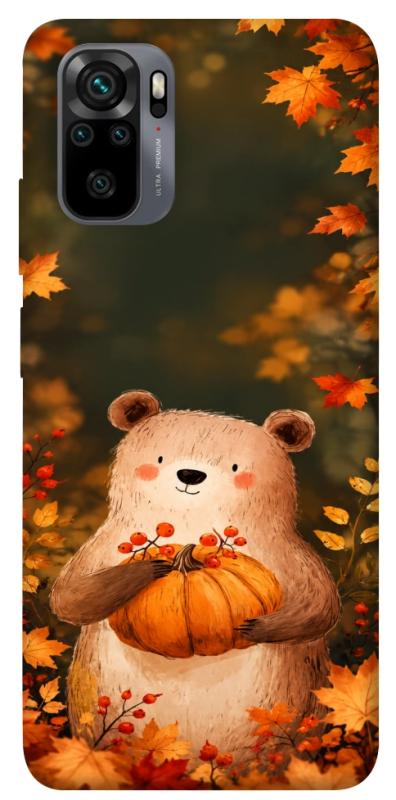 Чехол itsPrint Осінній ведмежа для Xiaomi Redmi Note 10 / Note 10s, животные, купить оптом с доставкой