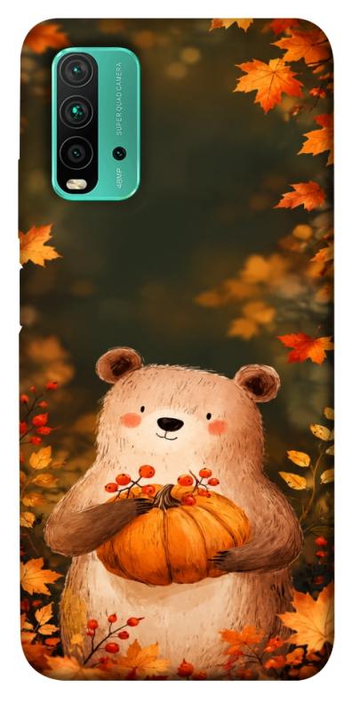 Чехол itsPrint Осінній ведмежа для Xiaomi Redmi Note 9 4G / Redmi 9 Power / Redmi 9T, животные, купить оптом с доставкой