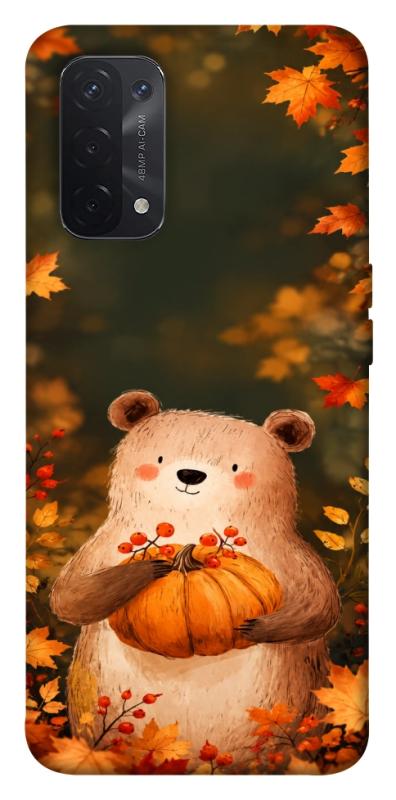 Чехол itsPrint Осінній ведмежа для Oppo A54 4G, животные, купить оптом с доставкой