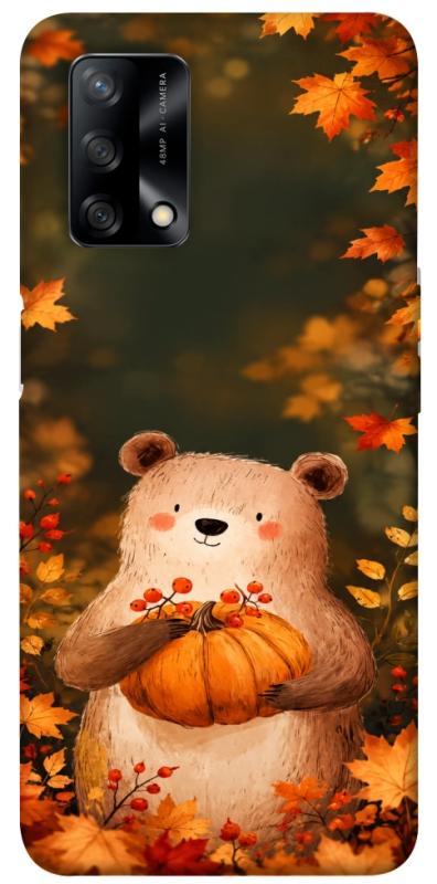 Чехол itsPrint Осінній ведмежа для Oppo A74 4G, животные, купить оптом с доставкой