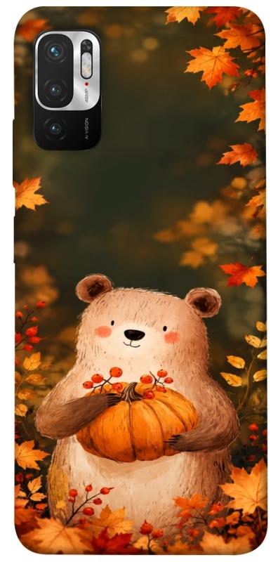 Чехол itsPrint Осінній ведмежа для Xiaomi Redmi Note 10 5G, животные, купить оптом с доставкой