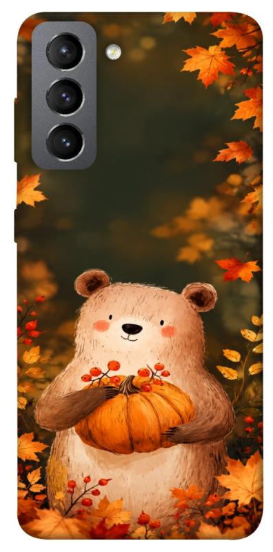 Чехол itsPrint Осінній ведмежа для Samsung Galaxy S21 FE, животные, купить оптом с доставкой