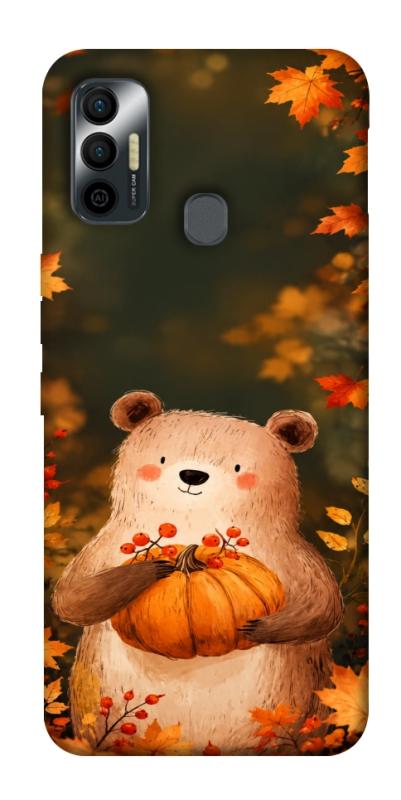 Чехол itsPrint Осінній ведмежа для TECNO Spark 7, животные, купить оптом с доставкой