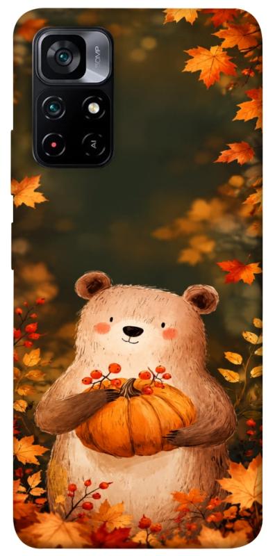 Чехол itsPrint Осінній ведмежа для Xiaomi Poco M4 Pro 5G, животные, купить оптом с доставкой