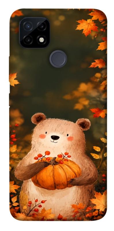 Чехол itsPrint Осінній ведмежа для Realme C21Y, животные, купить оптом с доставкой