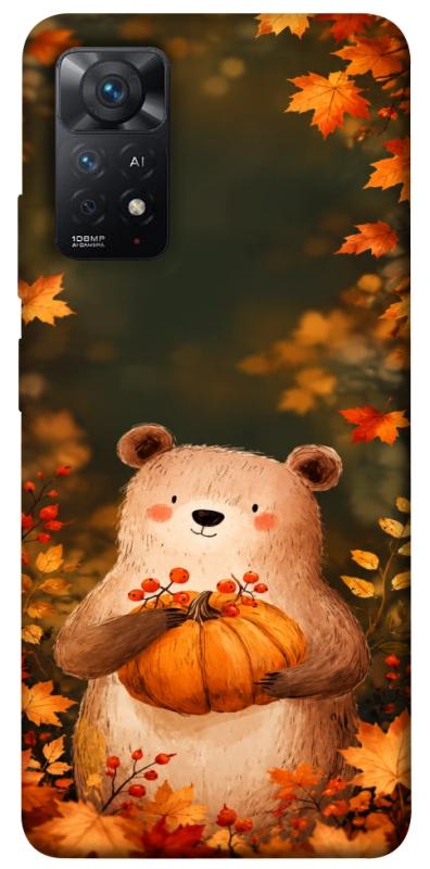 Чохол itsPrint Осінній ведмежа для Xiaomi Redmi Note 11 Pro 4G/5G, тварини, купити оптом з доставкою