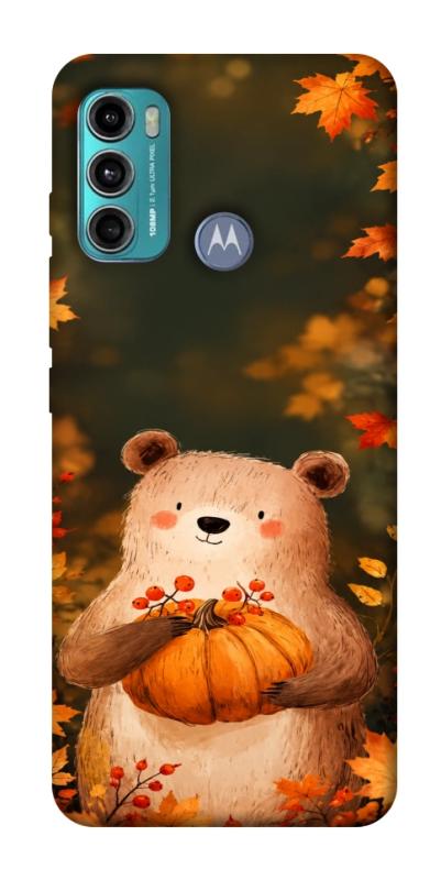 Чехол itsPrint Осінній ведмежа для Motorola Moto G60, животные, купить оптом с доставкой