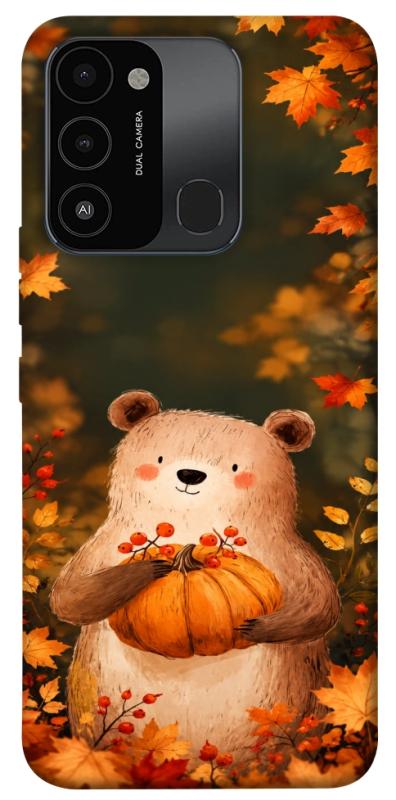 Чехол itsPrint Осінній ведмежа для TECNO Spark 8C, животные, купить оптом с доставкой